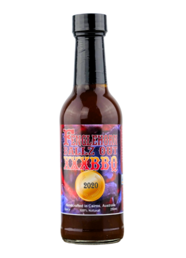 Fenglehorn Ballz Out XXX BBQ 250ml *SPICY*