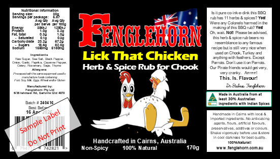 Fenglehorn Lick That Chicken BBQ Rub
