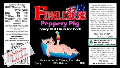 Fenglehorn Peppery Pig BBQ Rub