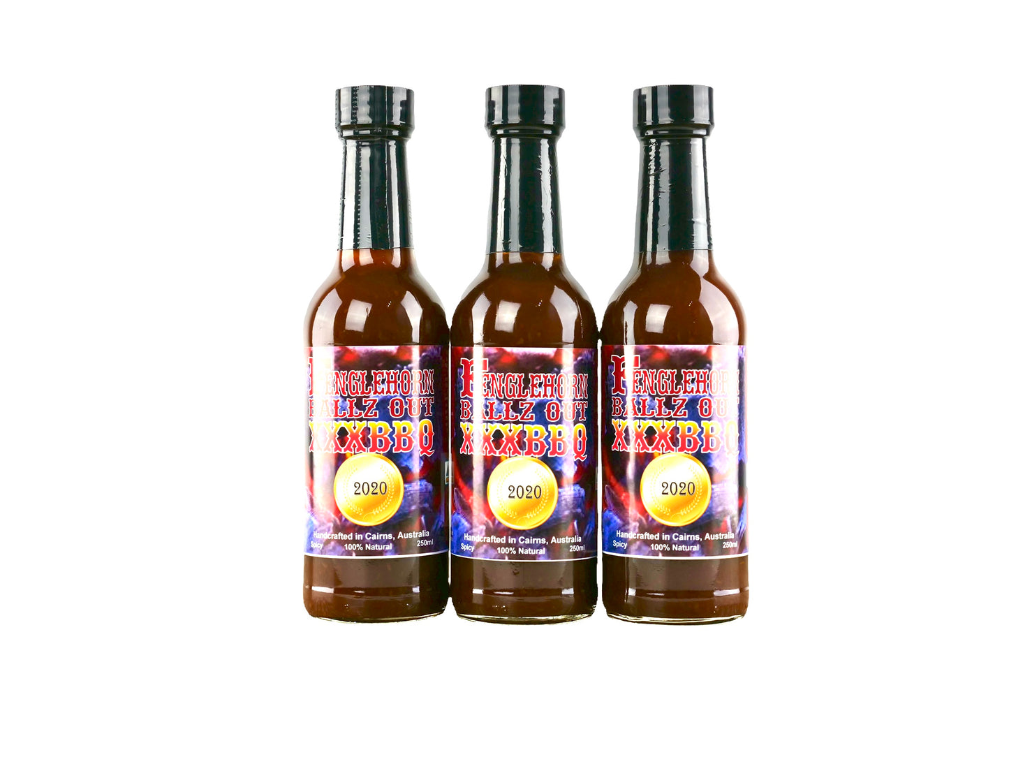 Fenglehorn Ballz Out XXX BBQ 250ml *SPICY*