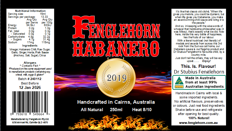 Fenglehorn Habanero 250ml
