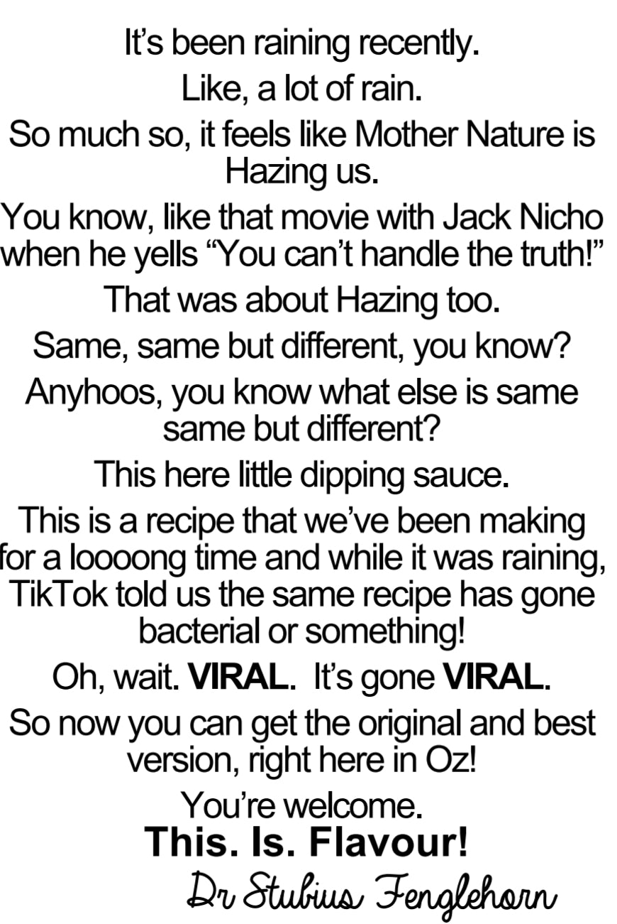 Fenglehorn “Hazing Rains” *VIRAL* Dipping Sauce