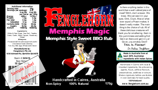 Fenglehorn Memphis Magic BBQ Rub