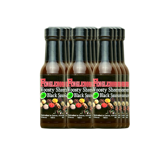 Fenglehorn Woosty Sheer Black Sauce *MILD* 150ml *CARTON SPECIAL*