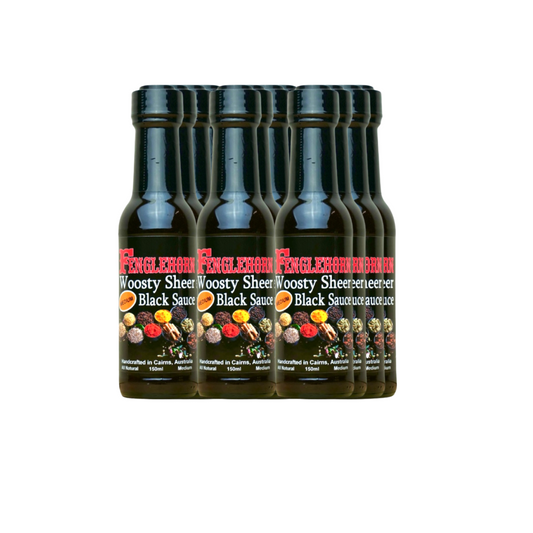 Fenglehorn Woosty Sheer Black Sauce *MEDIUM* 150ml *CARTON SPECIAL*