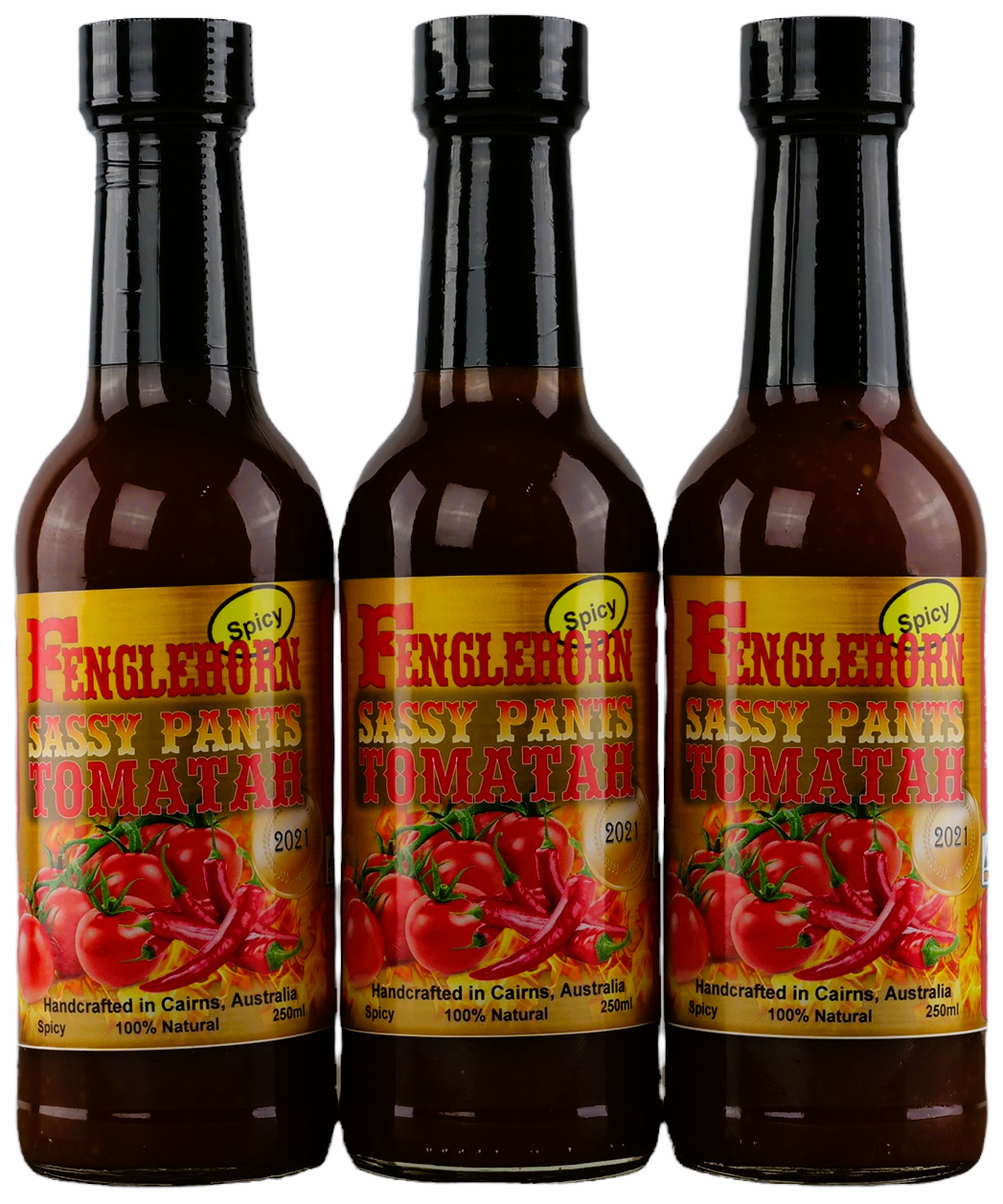 Fenglehorn Sassy Pants Tomatah 250ml *SPICY* 3 Pack